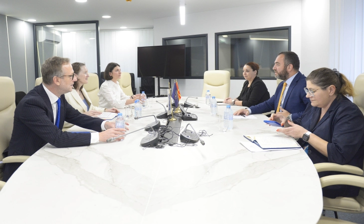 Toshkovski meets Director of OSCE's CPC Fearon