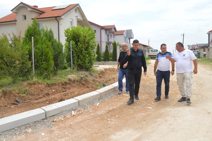 Општина Илинден започна со изградба на сервисна улица „1“ во Јака