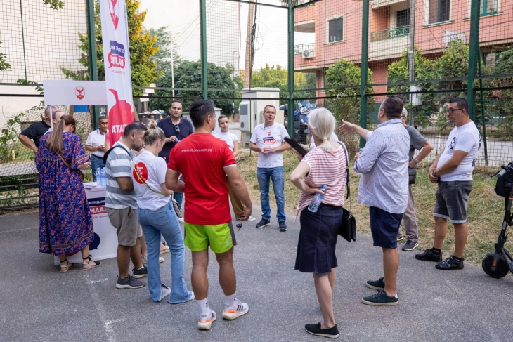 Герасимовски: Почнуваме да ги спроведуваме предлозите што ги бараат центарци од маалските средби
