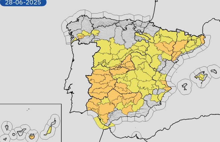 Топлотен бран на Медитеранот, врвот допрва доаѓа
