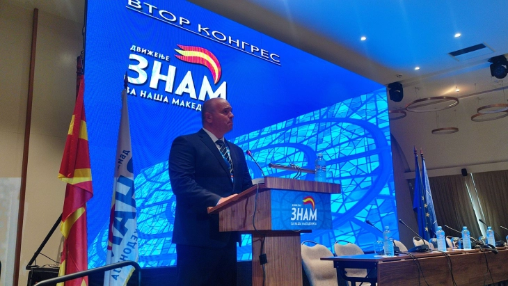 Dimitrievski e hapi Kongresin e dytë të Lëvizjes ZNAM - për Maqedoninë tonë