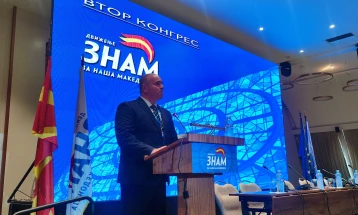 Dimitrievski e hapi Kongresin e dytë të Lëvizjes ZNAM - për Maqedoninë tonë