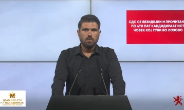 Пешевски: СДСМ се безидејни и прочитани, по четврти пат кандидираат ист човек кој губи во Лозово