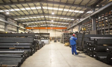 Раст од 9,4 отсто на индустриското производство во мај годинава во однос на лани