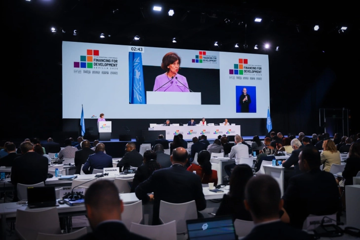 Fair financing for management of global challenges, Siljanovska Davkova tells FfD4 conference