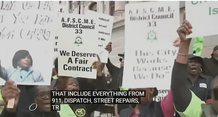 Штрајк на 10.000 комунални работници во Филаделфија по неуспешните преговори со градските власти