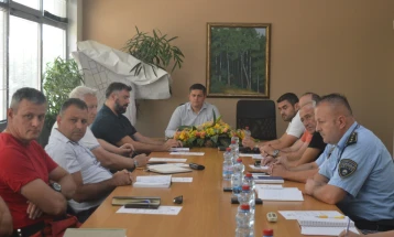 Во Општина Илинден четврта седница на штабот за заштита и спасување