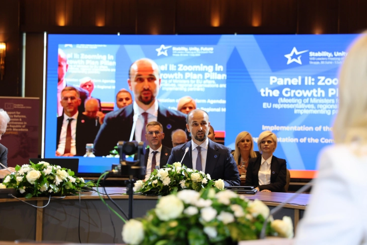 Reformat dhe tregu i përbashkët janë udhërëfyesi ynë drejt stabilitetit, unitetit dhe të ardhmes, porositi Murtezani në Samitin e Liderëve të Ballkanit Perëndimor