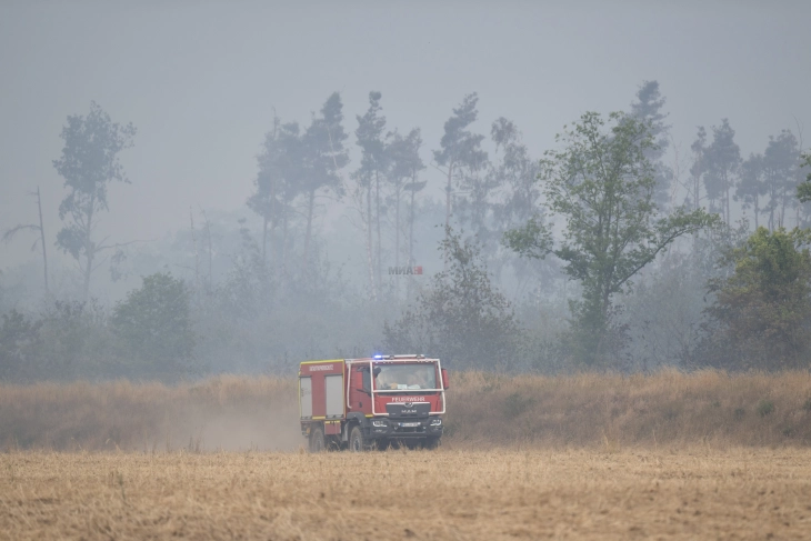 Пожарот во источна Германија се шири