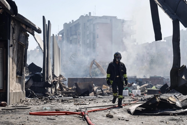 Најмалку 40 лица се повредени во експлозијата на бензинска пумпа во Рим