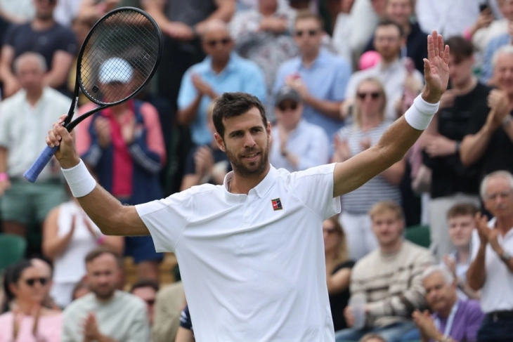 Хачанов прв четвртфиналист на Вимблдон