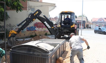 Продолжи поставувањето на полуподземни контејнери во Куманово