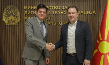 Samiti digjital për Ballkanin Perëndimor në fokus të takimit Andonovski - Rokas