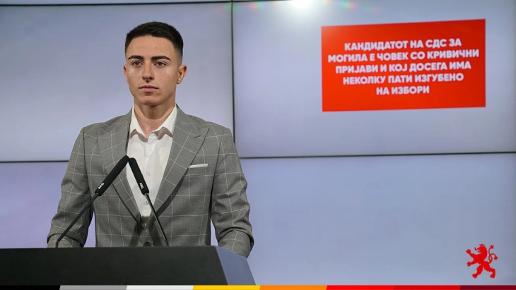 Бендеровски: Кандидатот на СДСМ за Могила е човек со кривични пријави, кој досега има неколку пати изгубено на избори 