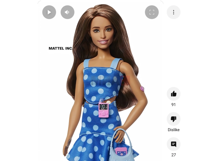 Нова „Барбика“ која ги претставува лицата со дијабетес