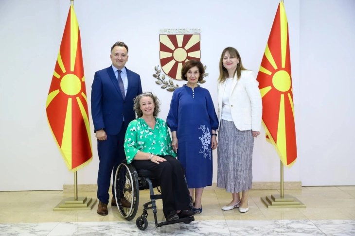 Сиљановска-Давкова ја прими Карол Межеван, директорка на Светска банка за државава и Косово