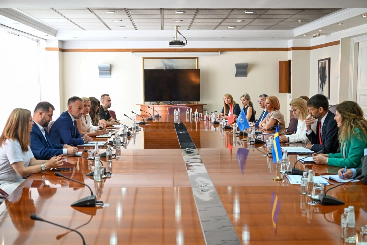 Mbledhje me përfaqësuesit e lartë të UNOPS-it - Forcim i partneritetit për qeverisje të mirë dhe reforma drejt Bashkimit Evropian