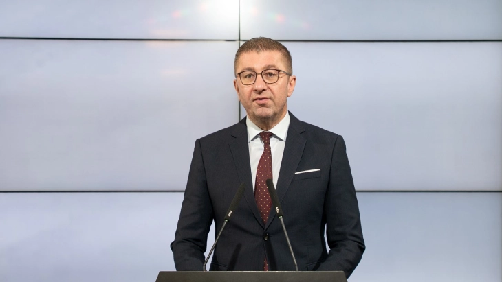 Mickoski: Nothing more important than Macedonian interests, not allowing another betrayal and deviation from national interests