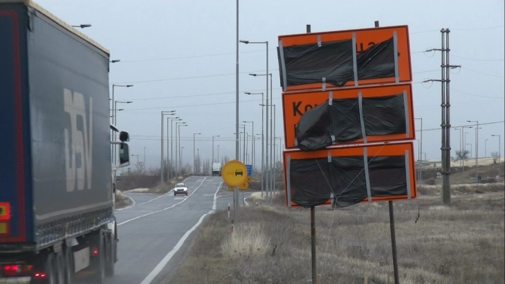 Пуштена за сообраќај скопската обиколница, сообраќајот кон ГП Блаце само за патнички возила