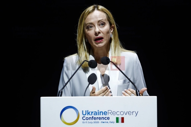 Мелони повика на зголемување на притисокот врз Москва за постигнување мир во Украина