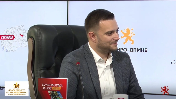 Паунов: Благодарение на средствата од Владата предводена од ВМРО-ДПМНЕ ќе се реализираат повеќе проекти од инфраструктурно значење