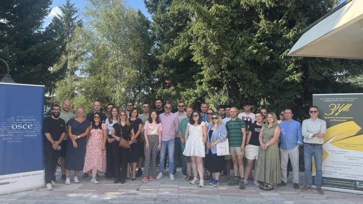 ЗНМ и ОБСЕ заеднички ги зајакнуваат знаењата и безбедносната култура на идните генерации новинари