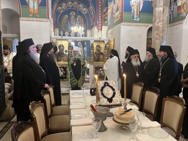 Наречение на архимандритот Георгиј на Плаошник, утре негово хиротонисување за митрополит на Дебарско-кичевската епархија