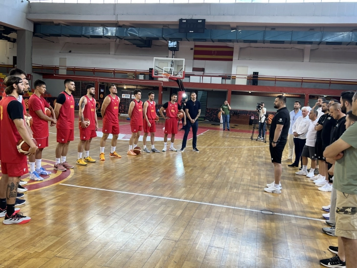 Кошаркарската репрезентација на Македонија ги почна подготовките