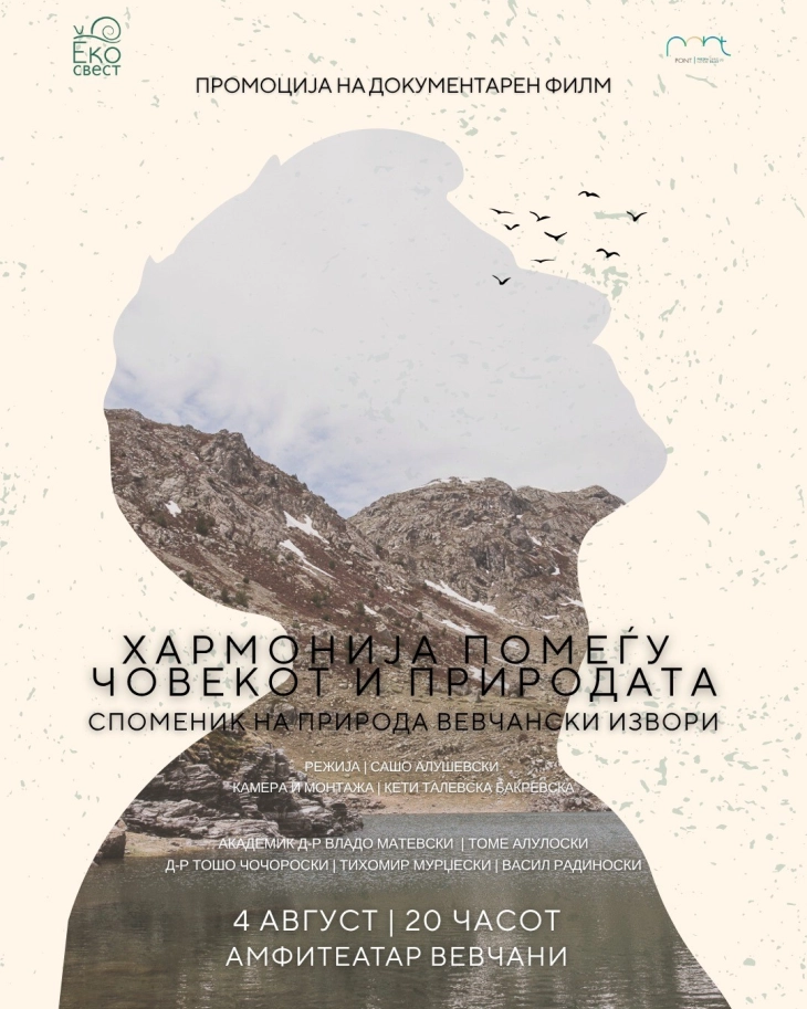 Премиера на документарниот филм „Хармонија помеѓу човекот и природата“