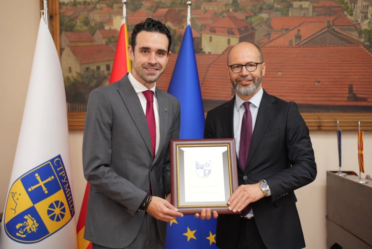 Словенечкиот амбасадор Прескер во посета на Општина Струмица