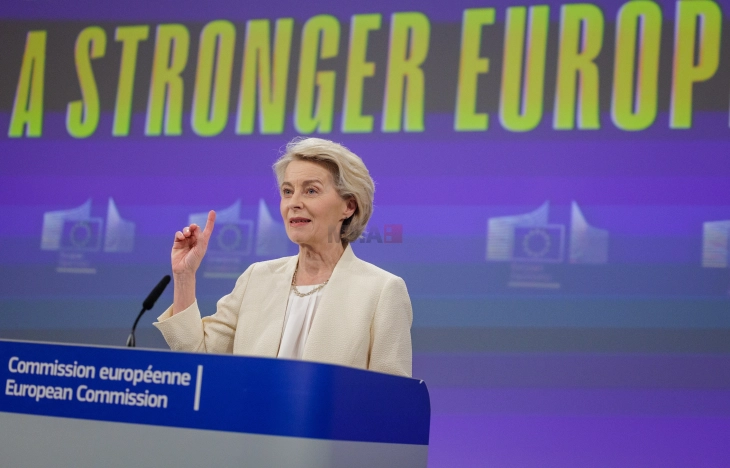 Фон дер Лајен: ЕУ ќе им овозможи на кандидатите за членство целосен пристап до средства од инструментот „Глобална Европа“ 