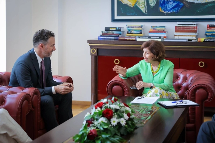 Takim i Siljanovska-Davkovës me përfaqësues të organizatës joqeveritare amerikane 