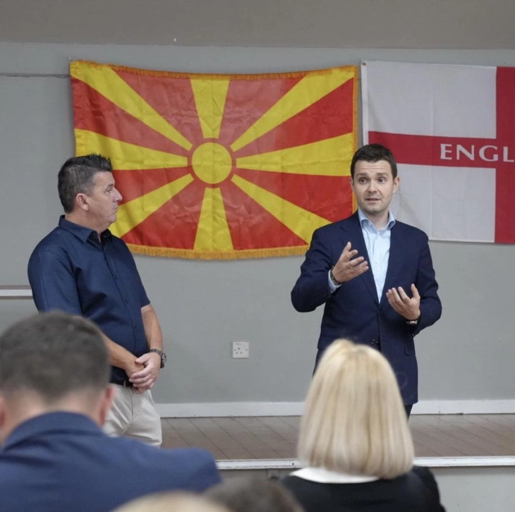Mucunski meets with Macedonians in Littlehampton: Together we build stronger ties and a better country
