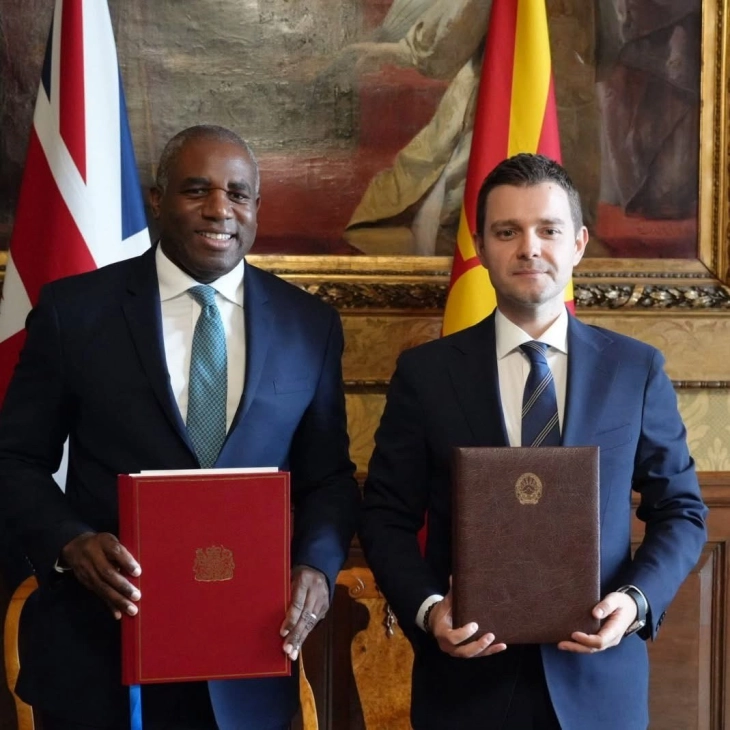 Муцунски во Лондон потпиша Декларацијата за стратешко партнерство со Обединетото Кралство