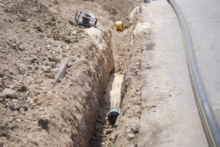 Интензивно се гради дистрибутивната гасоводна мрежа кон кумановско Доброшане