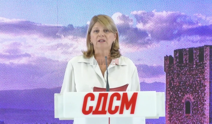 Шукова ја објави својата кандидатура за градоначалничка на Скопје, вети чист, уреден, сообраќајно среден, зелен и безбеден град