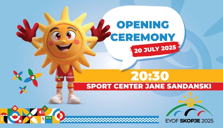 Macedonia in focus of European sport: EYOF Skopje 2025 begins