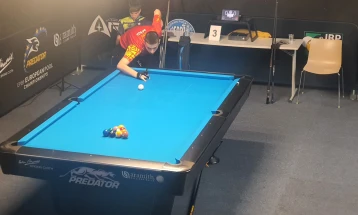 Ѓурчиновски го донесе првиот медал за Македонија на ЕП во билијард