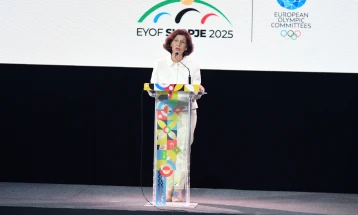 President Siljanovska Davkova opens EYOF: Sport a symbol of unity, culture, hope