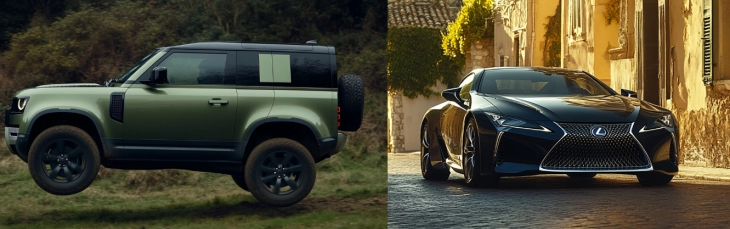 Land Rover Defender 90 и Lexus LC ќе бидат достапни само со V8 мотори за 2026 година.