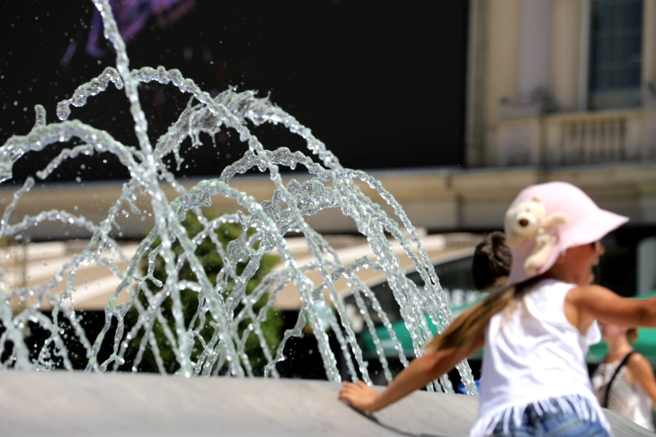 Weather: Sunny and sweltering, temps hitting 42°C