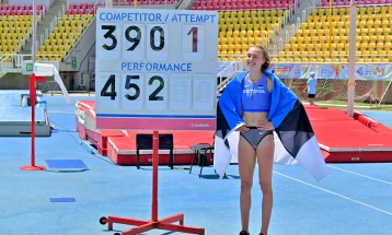Estonia’s Allika Inkeri Moser sets new U18 pole vault world record on day one of EYOF 2025