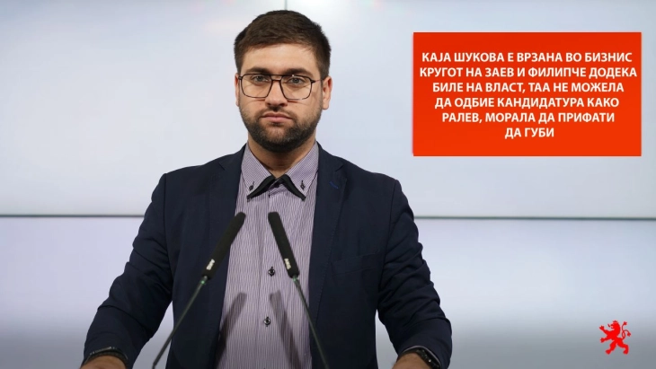 Манасиевски: Шукова е врзана во бизнис кругот на Заев и Филипче додека биле на власт, таа не можела да одбие кандидатура како Ралев, морала да прифати да губи