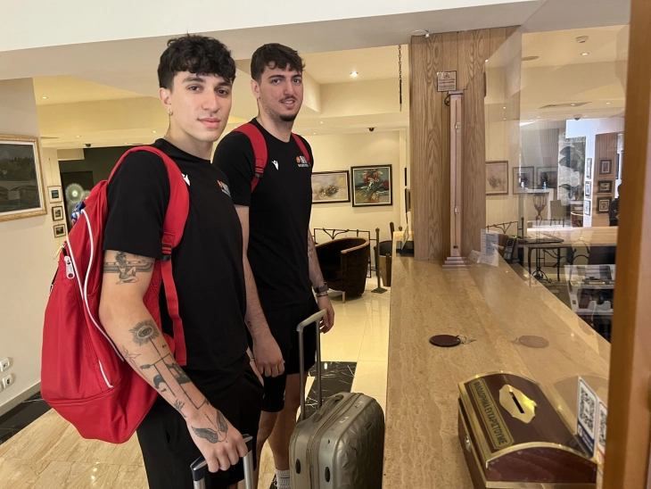 Лукановски и Стојковиќ тренираа во Гевгелија