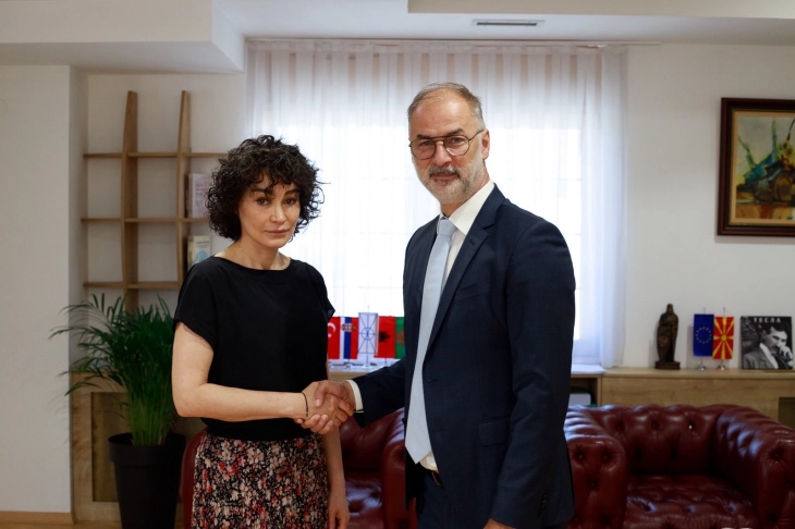 Deputy PM Stoilkovikj meets UN Resident Coordinator Columbia
