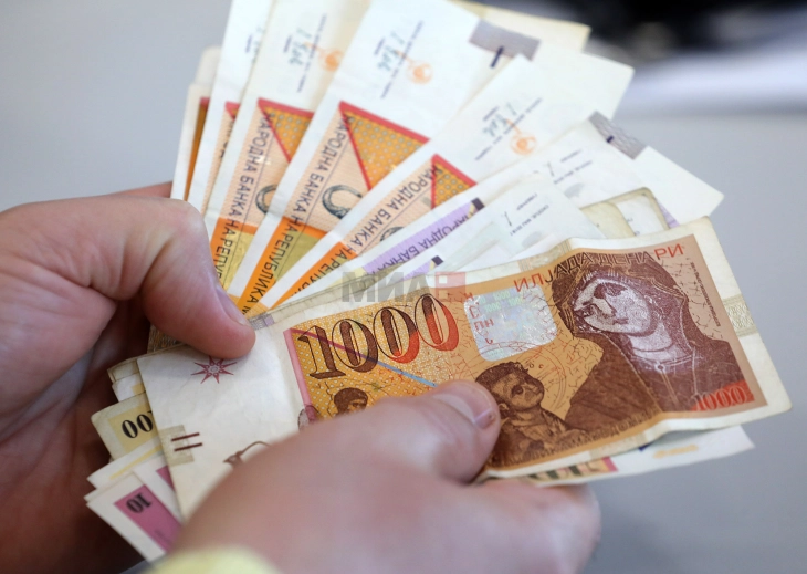 Просечната нето-плата во мај 45 796 денари