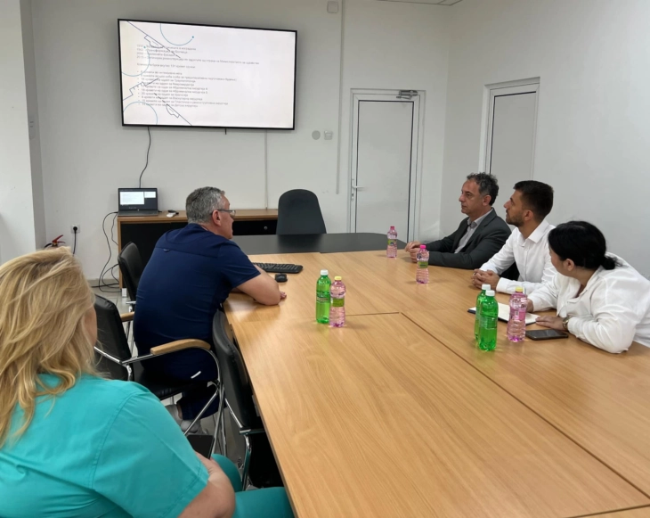 Министерот Алиу ја посети Клиниката за хируршки болести „Св Наум Охридски“ во Скопје