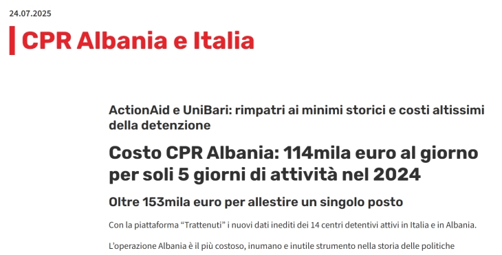Италијанските центри за мигранти во Албанија се скапи и неефикасни