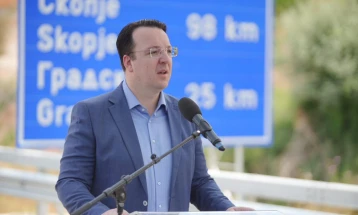 Nikoloski: Fully constructed border-to-border Corridor VIII motorway by 2029