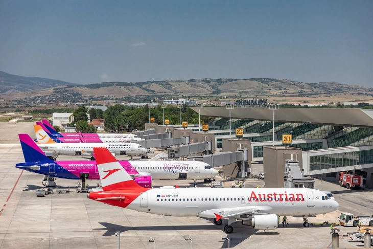 Macedonian airports passenger traffic up 5% in first six months of 2025